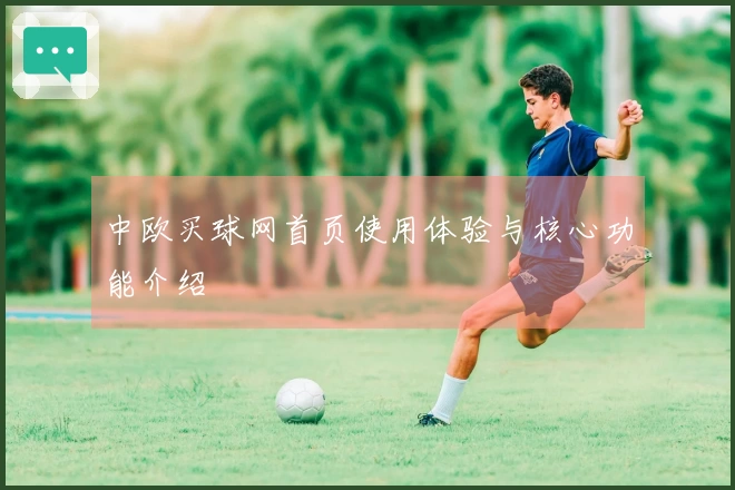 中欧买球网首页使用体验与核心功能介绍