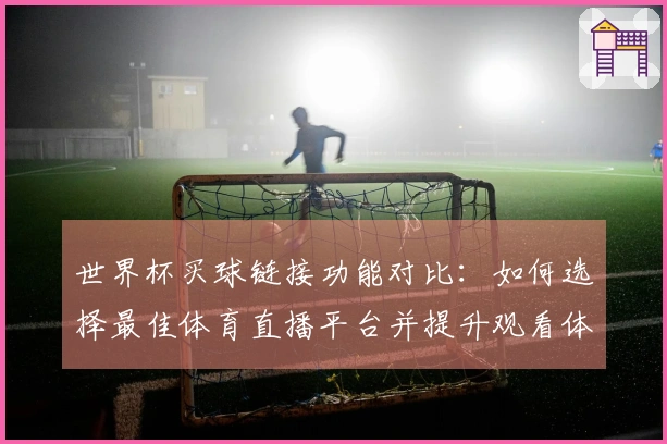 世界杯买球链接功能对比：如何选择最佳体育直播平台并提升观看体验