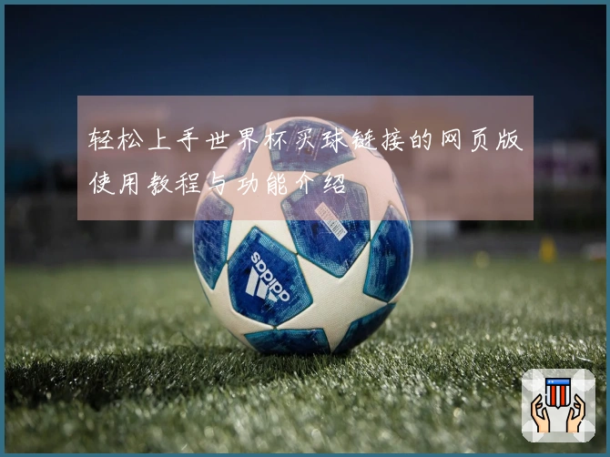 轻松上手世界杯买球链接的网页版使用教程与功能介绍